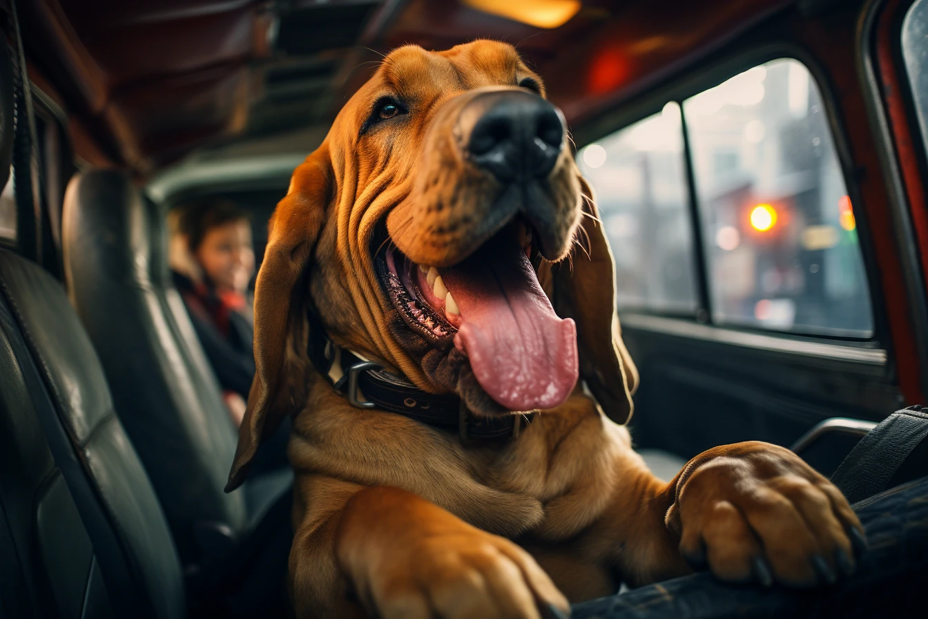 Mercedes-Benz GLC Dog Car Seat Belt for Bloodhounds